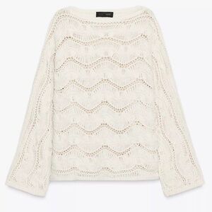 Zara Drop Needle Knit Sweater - Large